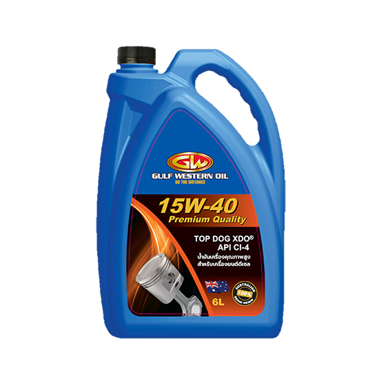 GULF WESTERN TOP DOG XDO 15W 40 API CI 4